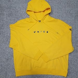 Adidas Size XXL Men Disney x Pixar Manga Yellow Hoodie Sweater Pullover HC6928